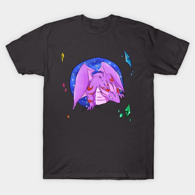 Dragon Space T-Shirt by Make_them_rawr